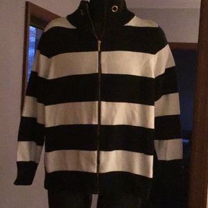 Chaps zipper sweater